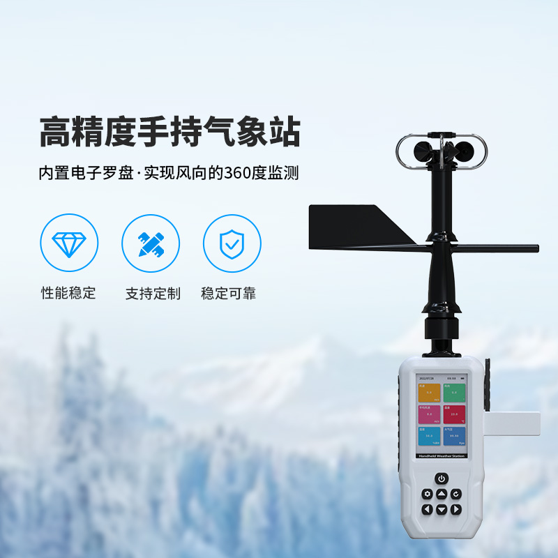 高精度手持氣象站，這些氣象要素了如指掌