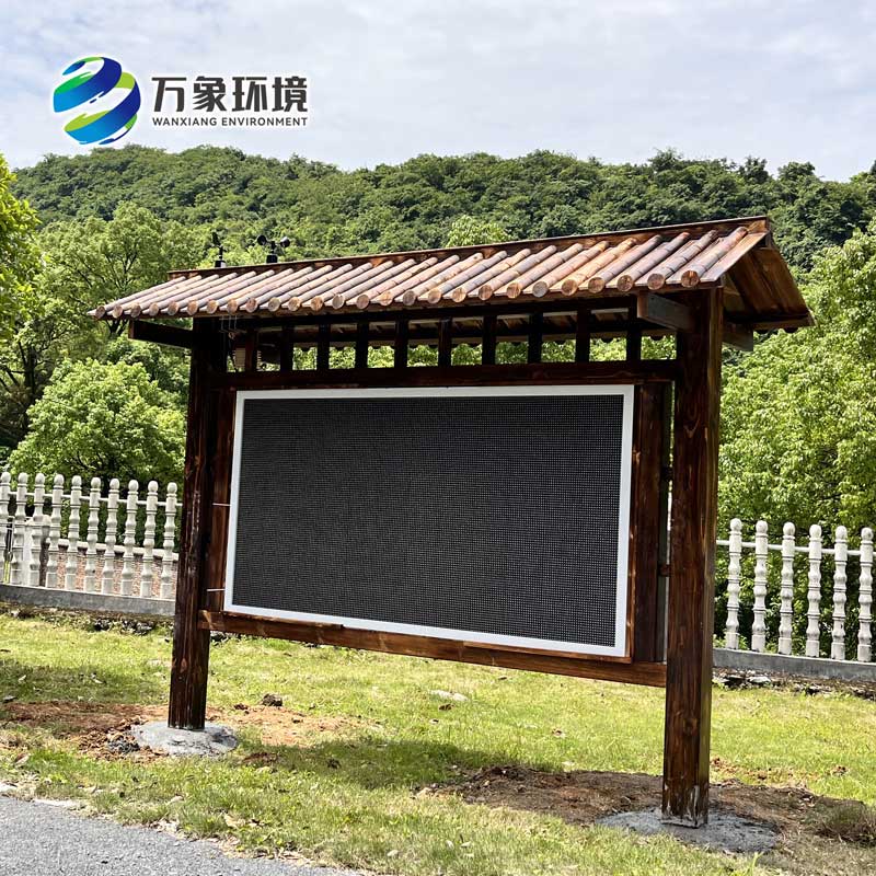 防腐木款負氧離子監(jiān)測站，為什么受到眾多客戶信賴？